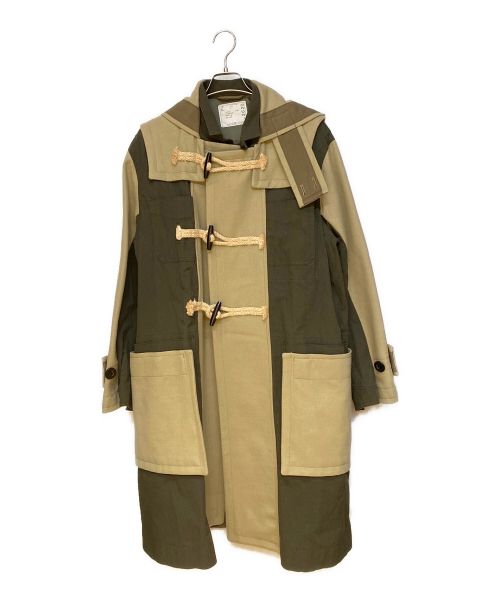 sacai（サカイ）sacai (サカイ) Wool Melton Coat ベージュ サイズ:2の古着・服飾アイテム