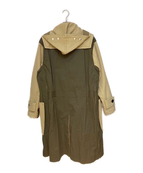 sacai（サカイ）sacai (サカイ) Wool Melton Coat ベージュ サイズ:2の古着・服飾アイテム