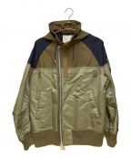sacaiサカイ）の古着「Nylon Twill x Outdoor Blouson」｜カーキ