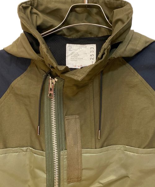 sacai（サカイ）sacai (サカイ) Nylon Twill x Outdoor Blouson カーキ サイズ:4の古着・服飾アイテム