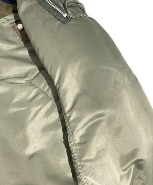 sacai（サカイ）sacai (サカイ) Nylon Twill x Outdoor Blouson カーキ サイズ:4の古着・服飾アイテム