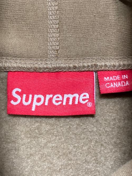 SUPREME（シュプリーム）SUPREME (シュプリーム) BOX LOGO HOODED SHIRT カーキ サイズ:Mの古着・服飾アイテム
