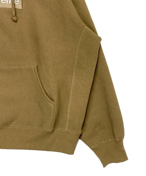 SUPREME（シュプリーム）SUPREME (シュプリーム) BOX LOGO HOODED SHIRT カーキ サイズ:Mの古着・服飾アイテム