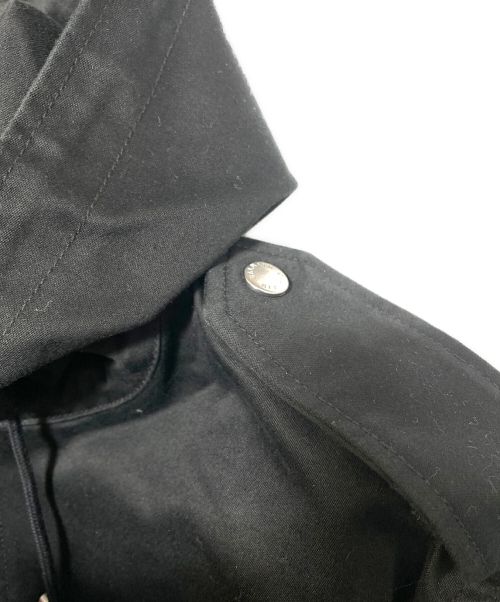 BALMAIN（バルマン）BALMAIN (バルマン) バックロゴプリントモッズコート ブラック サイズ:48の古着・服飾アイテム