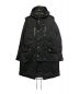 BALMAIN（バルマン）の古着「バックロゴプリントモッズコート」｜ブラック