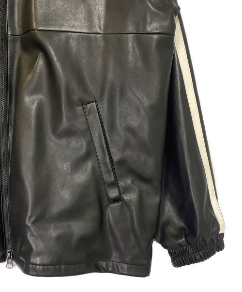 F.C.R.B.（エフシーレアルブリストル）F.C.R.B. (エフシーアールビー) SYNTHETIC LEATHER BLOUSON ブラック サイズ:Lの古着・服飾アイテム