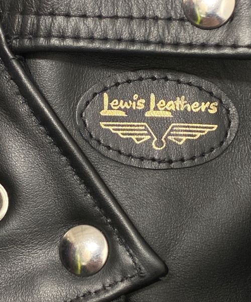 Lewis Leathers（ルイスレザース）Lewis Leathers (ルイスレザース) ホースハイド ライダースジャケット ブラック サイズ:42の古着・服飾アイテム