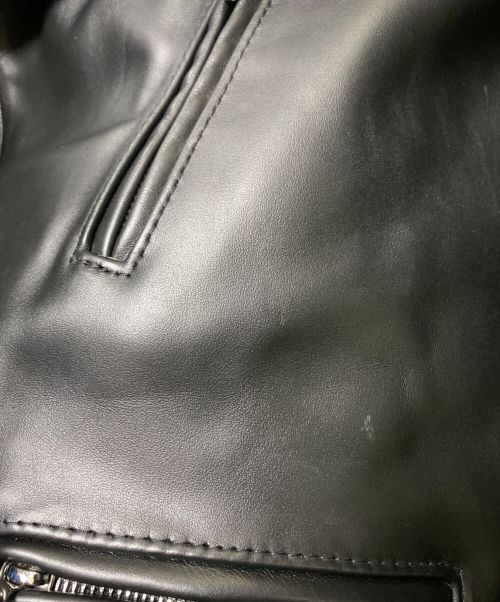 Lewis Leathers（ルイスレザース）Lewis Leathers (ルイスレザース) ホースハイド ライダースジャケット ブラック サイズ:42の古着・服飾アイテム