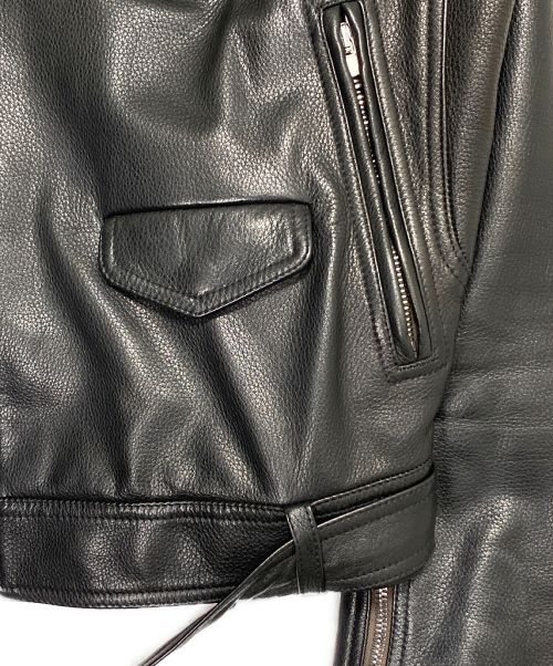 RICK OWENS（リックオウエンス）RICK OWENS (リック オウエンス) Lukes Stooges Jacket ブラック サイズ:48の古着・服飾アイテム