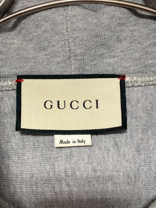 GUCCI（グッチ）GUCCI (グッチ) The Face HOODIE グレー サイズ:Mの古着・服飾アイテム