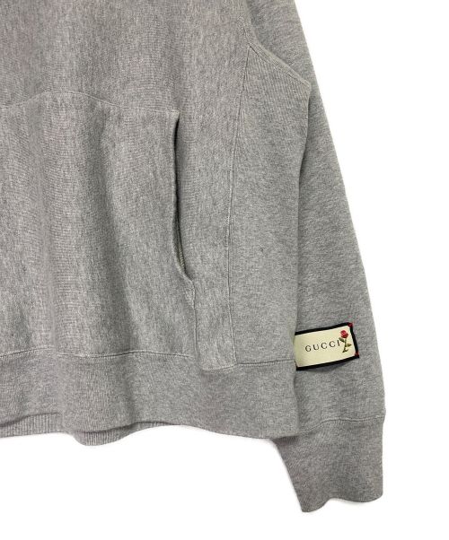 GUCCI（グッチ）GUCCI (グッチ) The Face HOODIE グレー サイズ:Mの古着・服飾アイテム