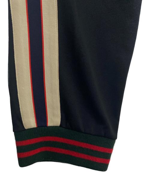 GUCCI（グッチ）GUCCI (グッチ) テクニカルジャージーパンツ ブラック サイズ:Sの古着・服飾アイテム