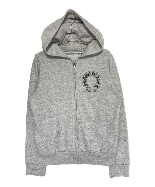CHROME HEARTS（クロムハーツ）CHROME HEARTS (クロムハーツ) MATTY BOY (マッティー ボーイ) ZIP UP HOODIE グレー サイズ:Sの古着・服飾アイテム