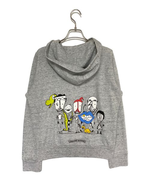 CHROME HEARTS（クロムハーツ）CHROME HEARTS (クロムハーツ) MATTY BOY (マッティー ボーイ) ZIP UP HOODIE グレー サイズ:Sの古着・服飾アイテム