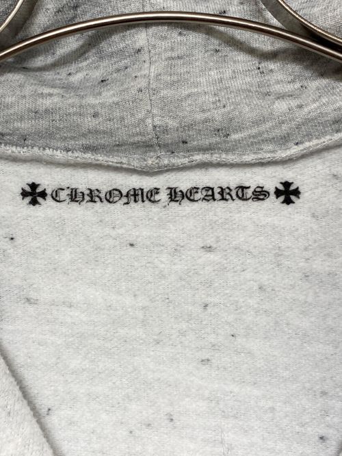 CHROME HEARTS（クロムハーツ）CHROME HEARTS (クロムハーツ) MATTY BOY (マッティー ボーイ) ZIP UP HOODIE グレー サイズ:Sの古着・服飾アイテム