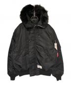 WTAPS×ALPHAダブルタップス×アルファ）の古着「N-2B コアスペック」｜ブラック