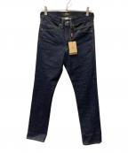 WTAPSダブルタップス）の古着「BLUES VERY SKINNY RAW デニムパンツ」｜インディゴ