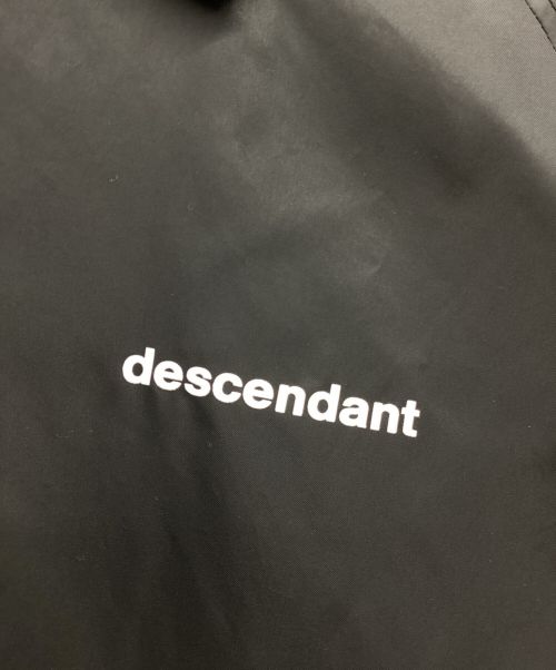 DESCENDANT（ディセンダント）DESCENDANT (ディセンダント) COACH JACKET ブラック サイズ:Ｍの古着・服飾アイテム