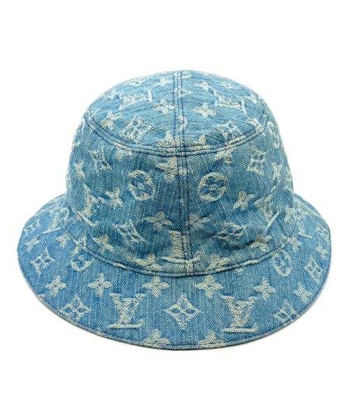 LOUIS VUITTON（ルイ ヴィトン）LOUIS VUITTON (ルイ ヴィトン) バケット モノグラム エッセンシャル インディゴ サイズ:58の古着・服飾アイテム