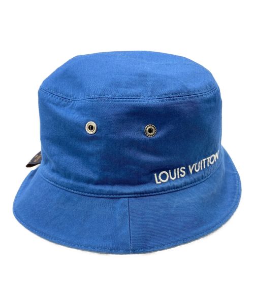 LOUIS VUITTON（ルイ ヴィトン）LOUIS VUITTON (ルイ ヴィトン) バケット モノグラム エッセンシャル インディゴ サイズ:58の古着・服飾アイテム