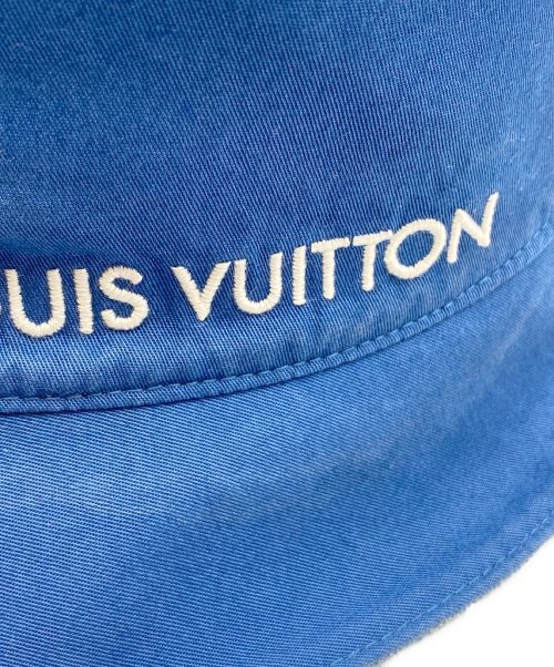 LOUIS VUITTON（ルイ ヴィトン）LOUIS VUITTON (ルイ ヴィトン) バケット モノグラム エッセンシャル インディゴ サイズ:58の古着・服飾アイテム