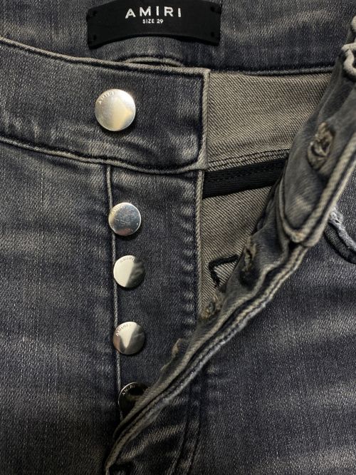 AMIRI（アミリ）AMIRI (アミリ) MX1 ULTRASUEDE JEAN ブラック サイズ:29の古着・服飾アイテム