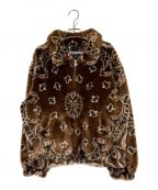 SUPREMEシュプリーム）の古着「Bandana Faux Fur Bomber Jacket」｜ブラウン