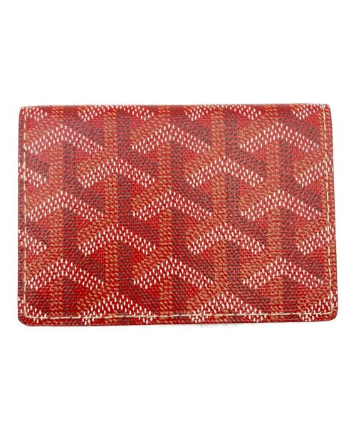 GOYARD（ゴヤール）GOYARD (ゴヤール) マルゼルブ カードケース レッド サイズ:-の古着・服飾アイテム