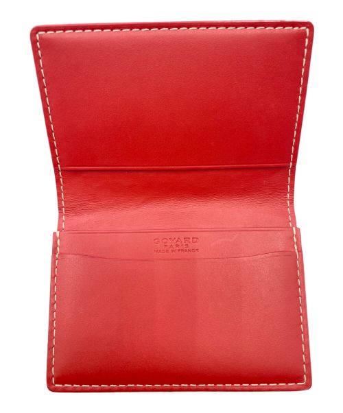 GOYARD（ゴヤール）GOYARD (ゴヤール) マルゼルブ カードケース レッド サイズ:-の古着・服飾アイテム