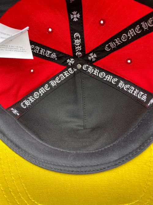 CHROME HEARTS（クロムハーツ）CHROME HEARTS (クロムハーツ) キャップ レッド サイズ:53-60の古着・服飾アイテム