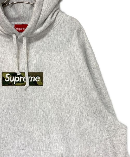 SUPREME（シュプリーム）Supreme (シュプリーム) Box Logo Hooded Sweatshirt ライトグレー サイズ:XLの古着・服飾アイテム