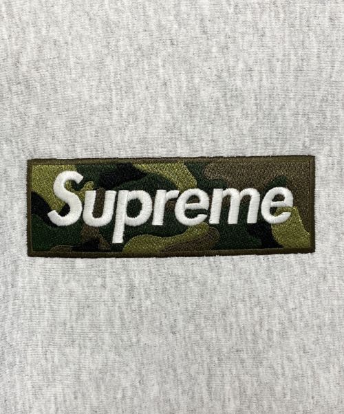 SUPREME（シュプリーム）Supreme (シュプリーム) Box Logo Hooded Sweatshirt ライトグレー サイズ:XLの古着・服飾アイテム