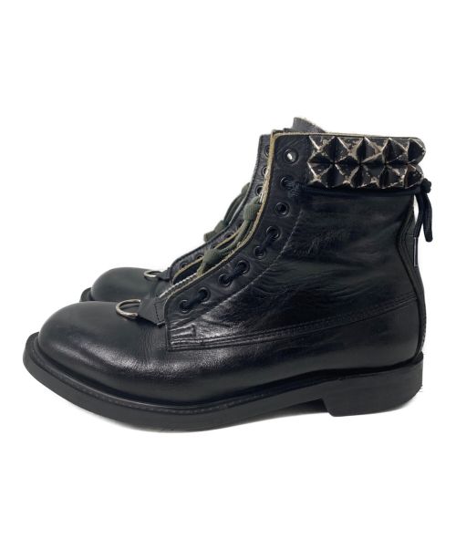 UNDERCOVER（アンダーカバー）UNDERCOVER (アンダーカバー)  サイドスタッズブーツ/06SS/T期/Archive ブラック サイズ:26の古着・服飾アイテム