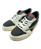 NIKE×Travis Scottナイキ×トラヴィススコット）の古着「AIR JORDAN 1 RETRO LOW OG SP」｜アイボリー×ブラック