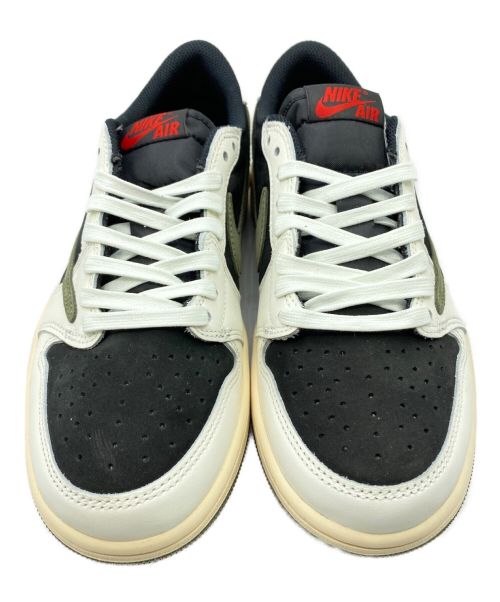 NIKE（ナイキ）NIKE (ナイキ) Travis Scott (トラヴィス スコット) AIR JORDAN 1 RETRO LOW OG SP アイボリー×ブラック サイズ:24.5cm（US6.5） 未使用品の古着・服飾アイテム