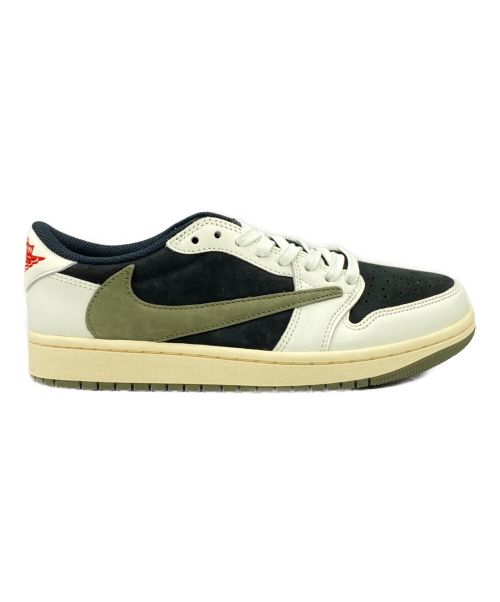 NIKE（ナイキ）NIKE (ナイキ) Travis Scott (トラヴィス スコット) AIR JORDAN 1 RETRO LOW OG SP アイボリー×ブラック サイズ:24.5cm（US6.5） 未使用品の古着・服飾アイテム
