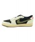 中古・古着 NIKE (ナイキ) Travis Scott (トラヴィス スコット) AIR JORDAN 1 RETRO LOW OG SP アイボリー×ブラック サイズ:24.5cm（US6.5） 未使用品：99800円