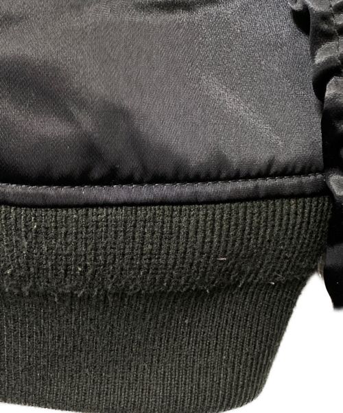 DIESEL（ディーゼル）DIESEL (ディーゼル) MA-1ジャケット ブラック サイズ:XLの古着・服飾アイテム