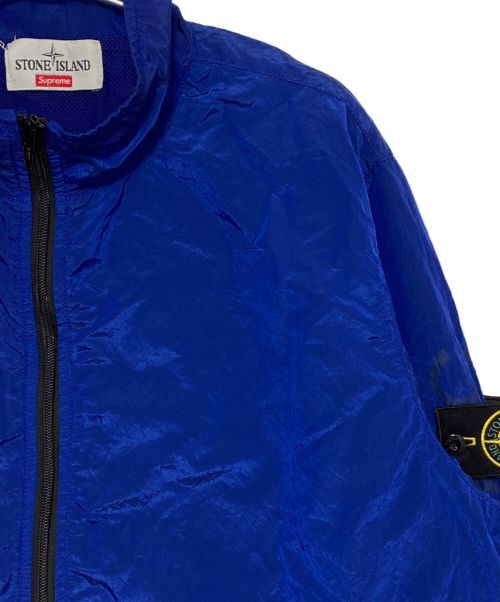 SUPREME（シュプリーム）SUPREME (シュプリーム) STONE ISLAND (ストーンアイランド) Nylon Metal Track Jacket ブルー サイズ:Lの古着・服飾アイテム