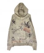 SAINT MICHAELセントマイケル）の古着「HOODIE DR.WOO」｜アイボリー