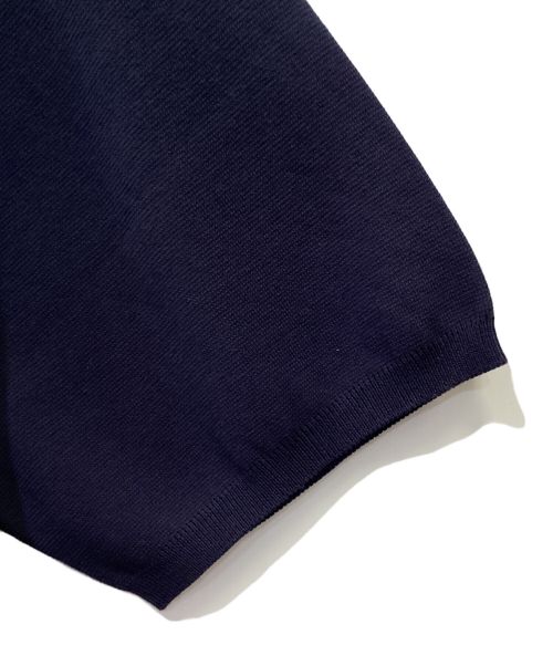 saby（サバイ）saby (サバイ) ミラノリブ クルーネック Tシャツ ネイビー サイズ:1 未使用品の古着・服飾アイテム
