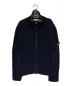 STONE ISLAND（ストーンアイランド）の古着「ハイネックニットジップアップジャケット」｜ネイビー