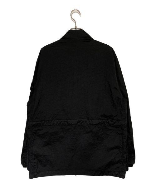 STONE ISLAND（ストーンアイランド）STONE ISLAND (ストーンアイランド) NYLON METAL SHIRT JACKET ブラック サイズ:Lの古着・服飾アイテム