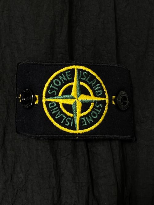 STONE ISLAND（ストーンアイランド）STONE ISLAND (ストーンアイランド) NYLON METAL SHIRT JACKET ブラック サイズ:Lの古着・服飾アイテム