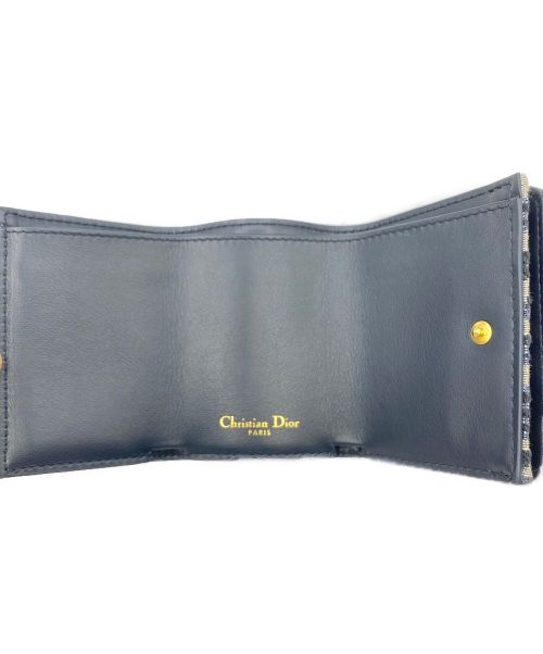 Christian Dior（クリスチャン ディオール）Christian Dior (クリスチャン ディオール) モンテーニュコンパクトウォレット ベージュ サイズ:-の古着・服飾アイテム