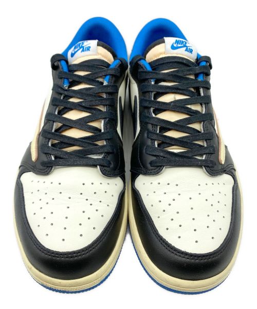 NIKE（ナイキ）NIKE (ナイキ) Travis Scott (トラヴィス スコット) FRAGMENTS (フラグメント) AIR JORDAN 1 LOW OG SP ホワイト×ブルー サイズ:29cm （US11）の古着・服飾アイテム