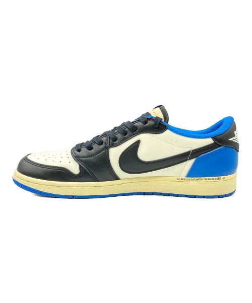 NIKE（ナイキ）NIKE (ナイキ) Travis Scott (トラヴィス スコット) FRAGMENTS (フラグメント) AIR JORDAN 1 LOW OG SP ホワイト×ブルー サイズ:29cm （US11）の古着・服飾アイテム