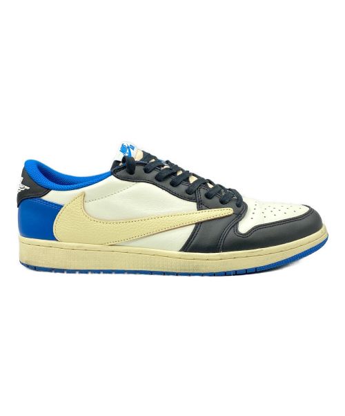 NIKE（ナイキ）NIKE (ナイキ) Travis Scott (トラヴィス スコット) FRAGMENTS (フラグメント) AIR JORDAN 1 LOW OG SP ホワイト×ブルー サイズ:29cm （US11）の古着・服飾アイテム