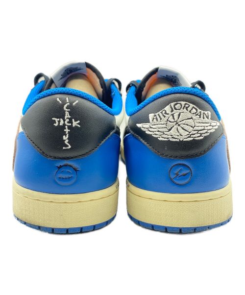 NIKE（ナイキ）NIKE (ナイキ) Travis Scott (トラヴィス スコット) FRAGMENTS (フラグメント) AIR JORDAN 1 LOW OG SP ホワイト×ブルー サイズ:29cm （US11）の古着・服飾アイテム