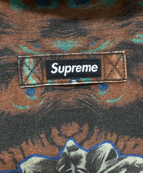 SUPREME（シュプリーム）SUPREME (シュプリーム) Leather Collar Utility Jacket ブラウン サイズ:Sの古着・服飾アイテム